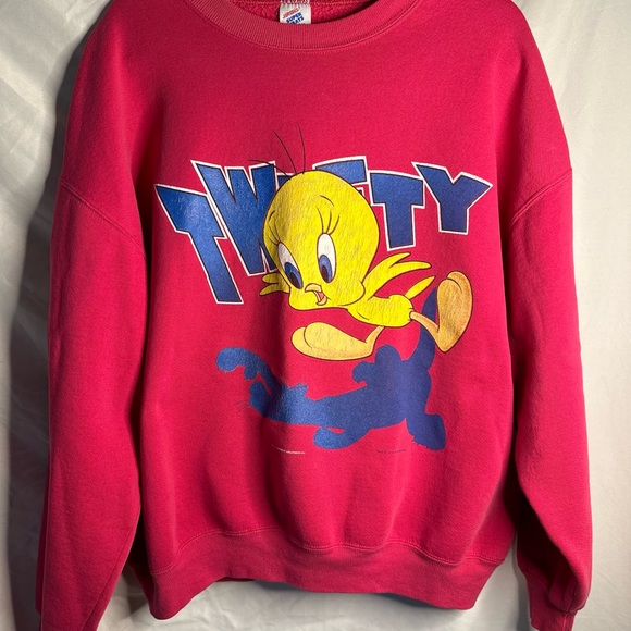 Vintage tweety pink crewneck - Picture 3 of 7